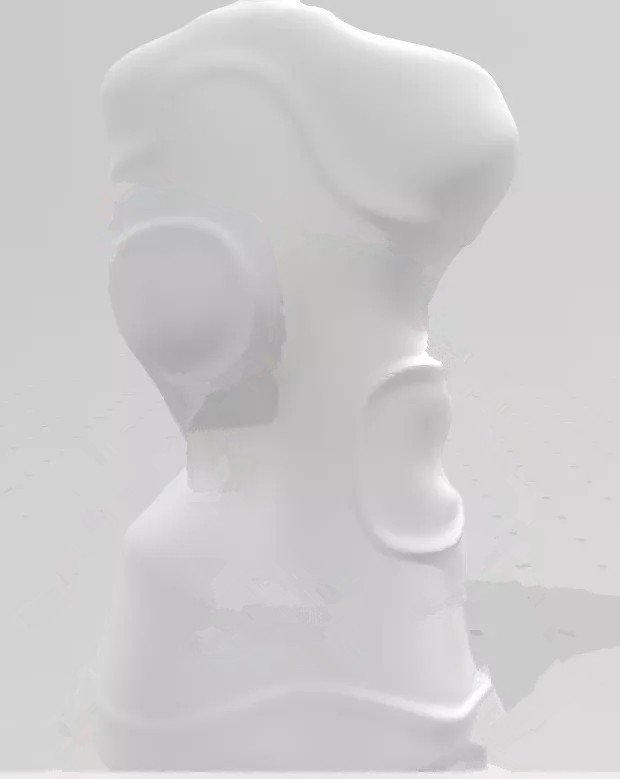 脊柱側(cè)彎3D雕刻支具電腦建模