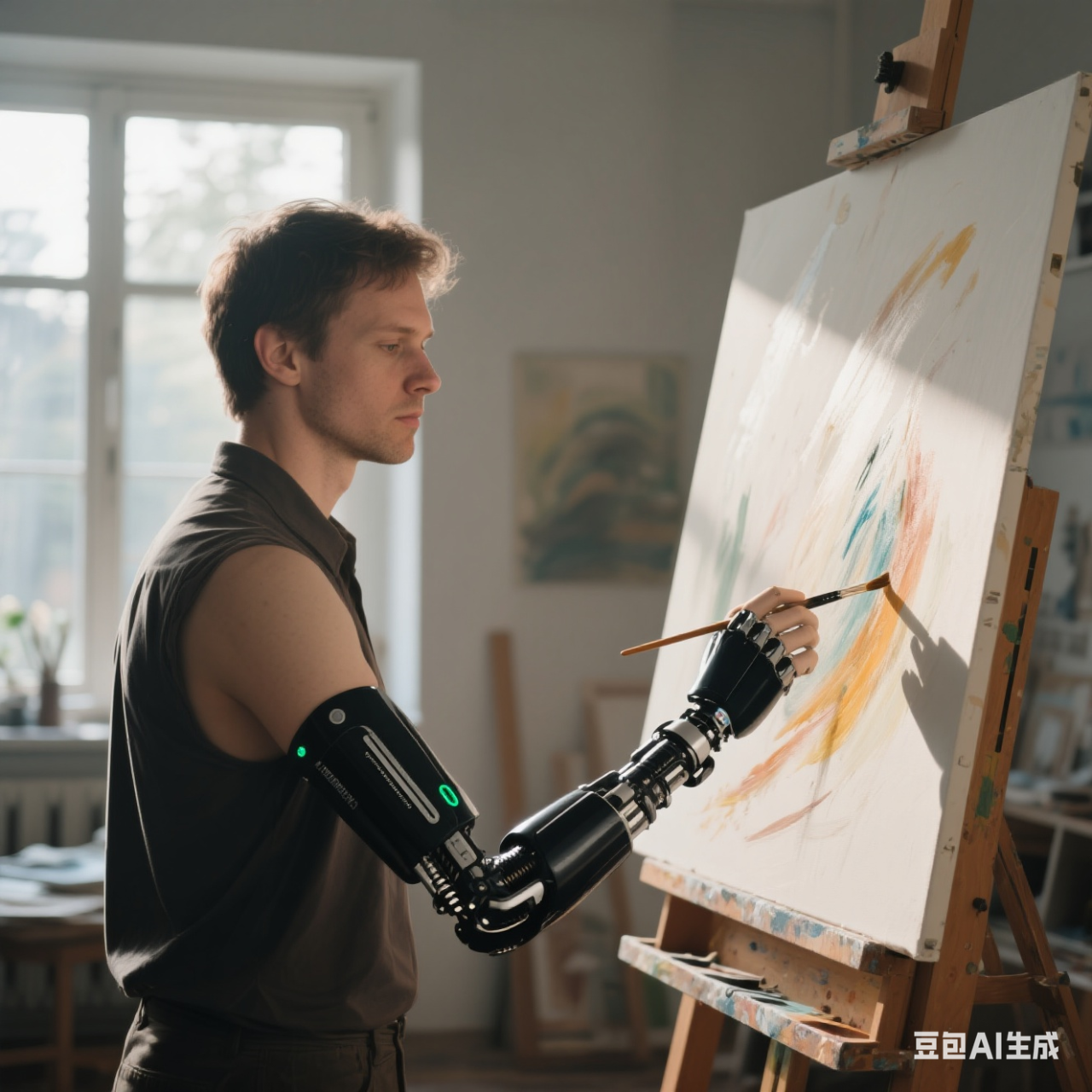 智能上臂假肢在繪畫中的應(yīng)用