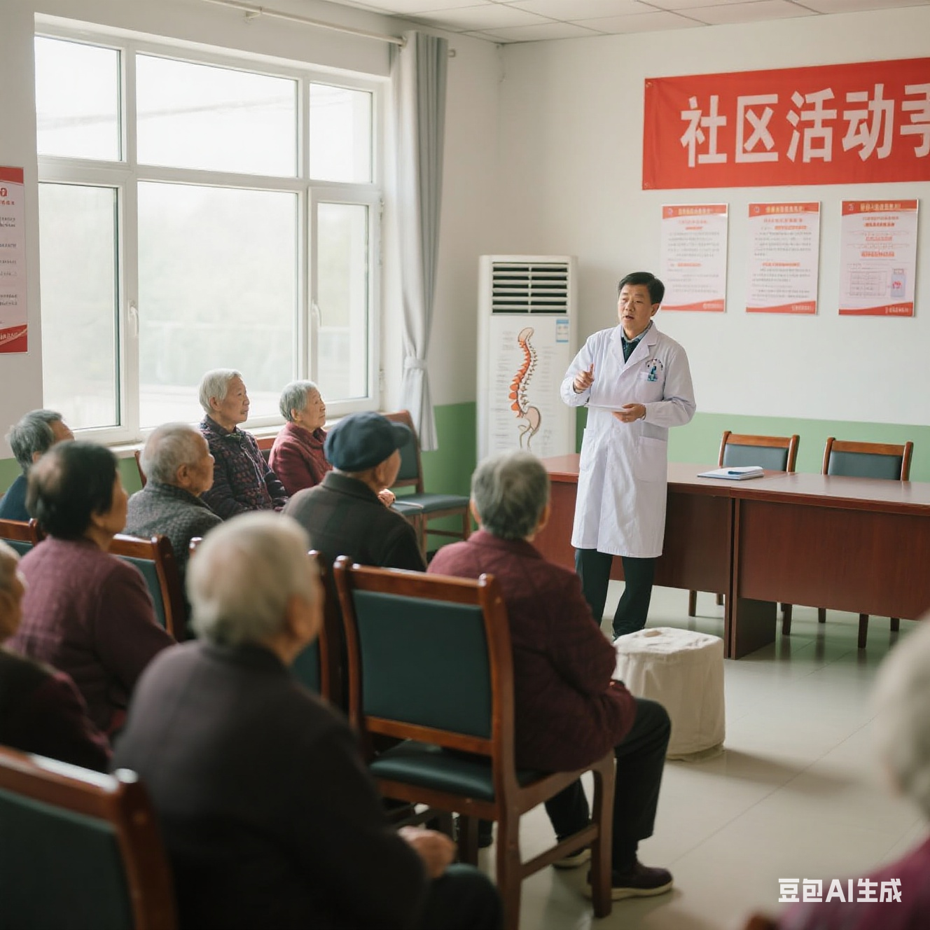 社區(qū)普及脊柱后凸知識