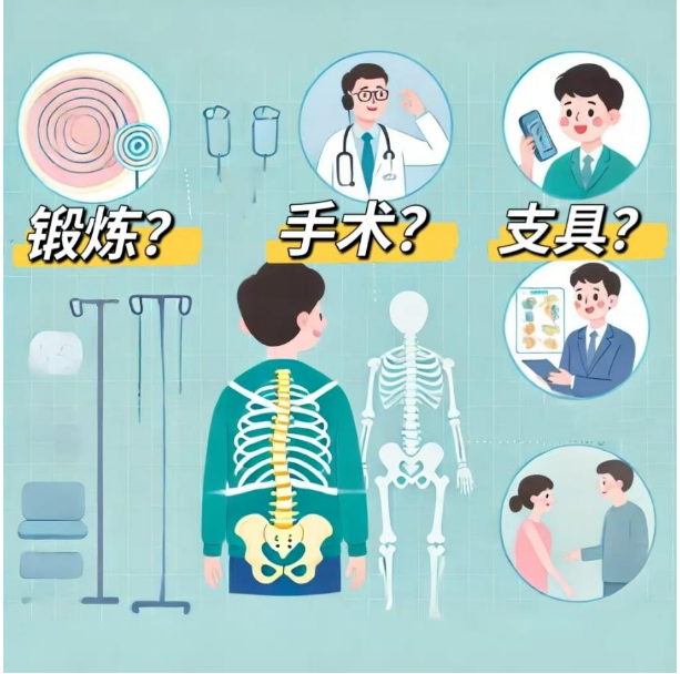 脊柱側(cè)彎≠只有手術(shù)