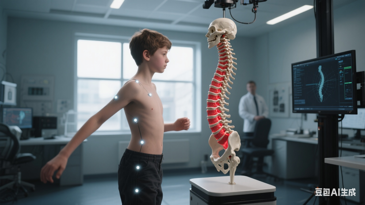 青少年脊柱側彎病因